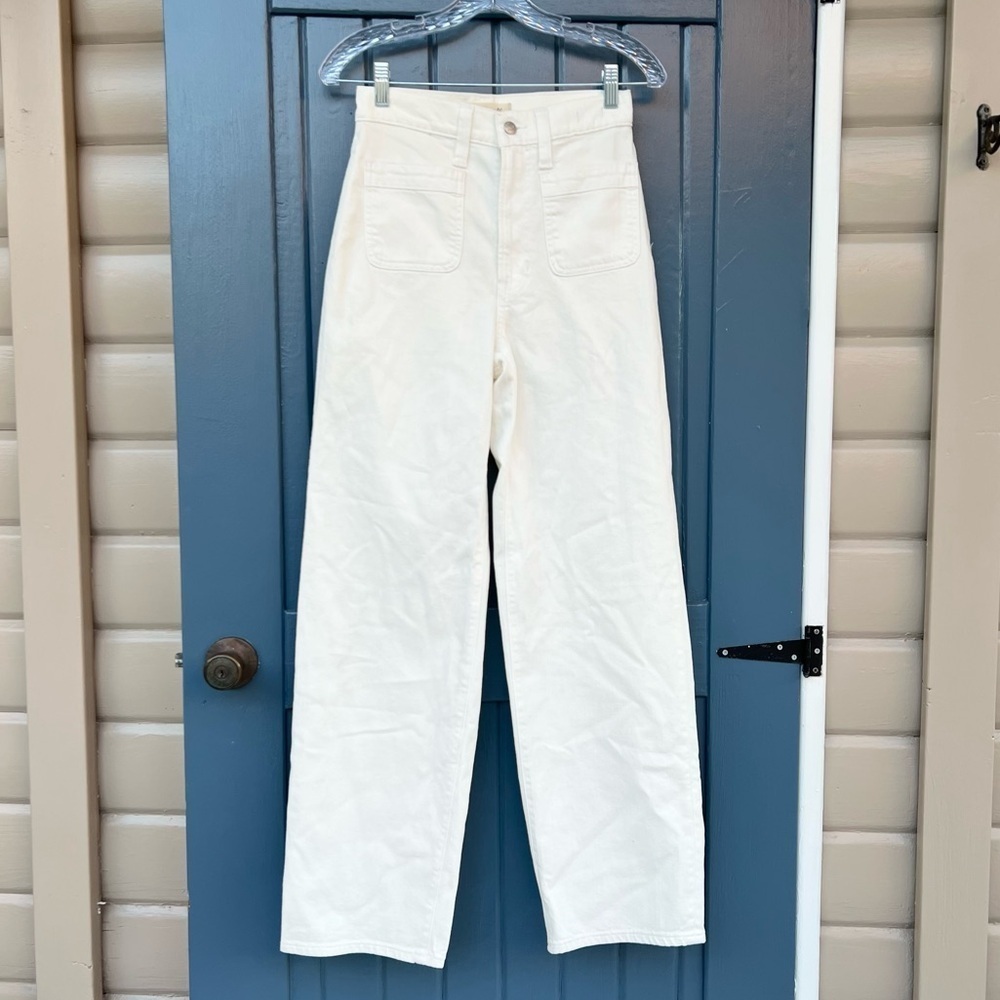 Madewell THE PERFECT VINTAGE WIDE-LEG CROP JEAN Women Size 25T